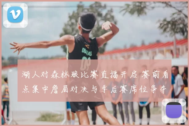 湖人对森林狼比赛直播开启 赛前看点集中詹眉对决与季后赛席位争夺